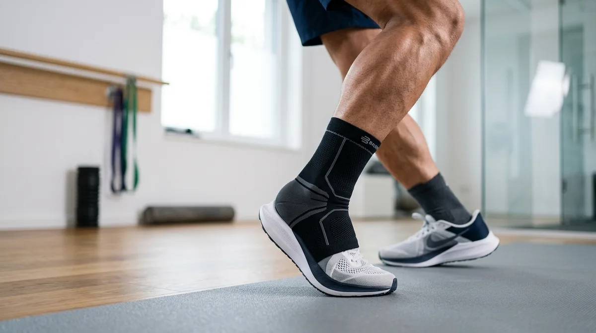 Entorse de la cheville chez le sportif : traitement et retour au sport