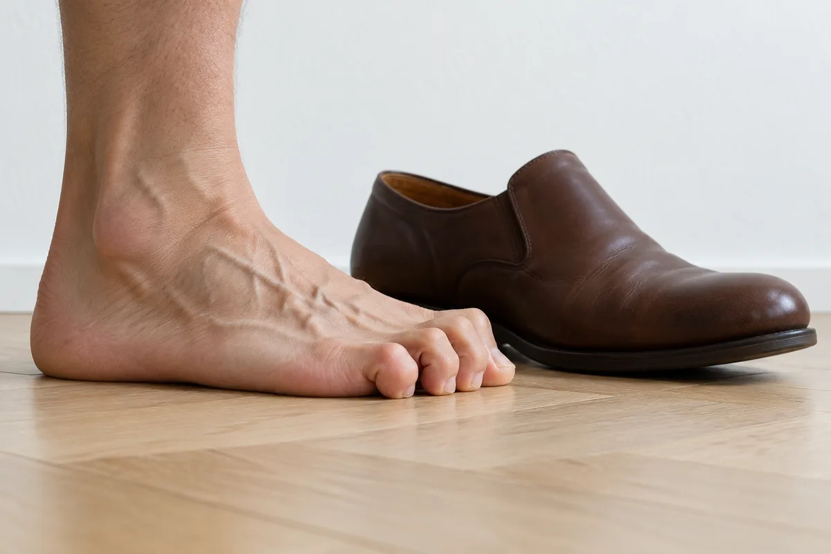 Orteil en griffe : causes, traitements et chaussage